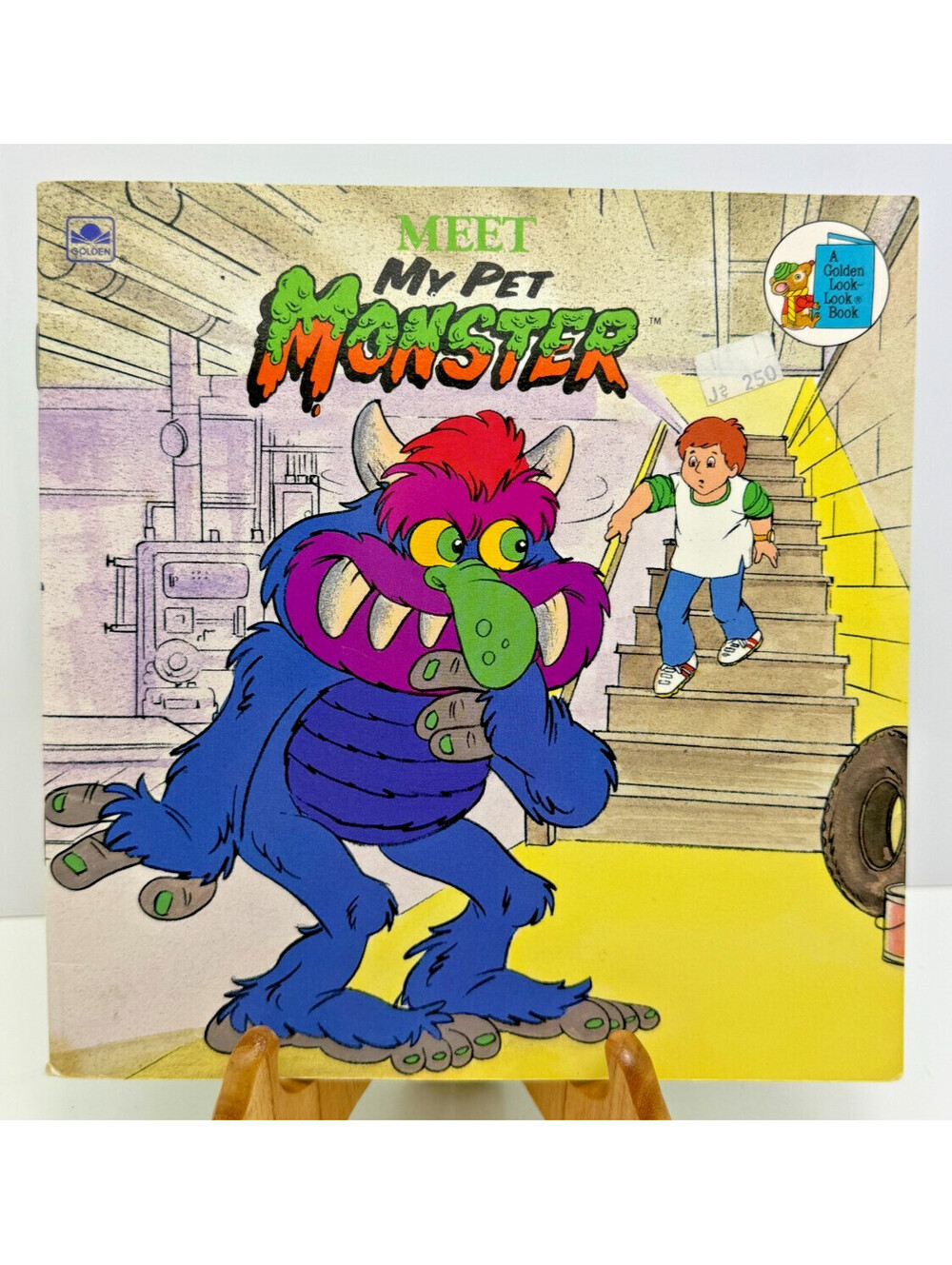 Vtg 1986 80s Meet My Pet Monster Golden Children's Kids Book